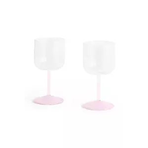 HAY set de pahare de vin Tint 7, 5 x 15 cm culoarea verde imagine