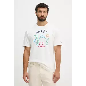 MC2 Saint Barth tricou din bumbac culoarea alb, cu imprimeu, ARN0004 imagine