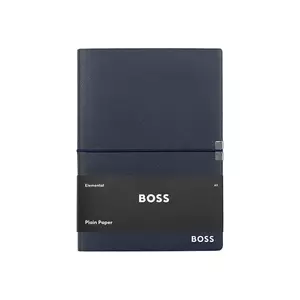 BOSS caiet Elegance A5 culoarea bleumarin imagine
