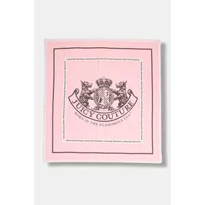 Juicy Couture eșarfă Pashmina culoarea roz, cu imprimeu, AIJFO8612WPO imagine