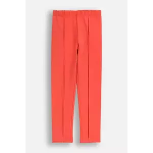 Coccodrillo leggins copii culoarea roșu, uni, FROSTING PUDDLE GIRL KIDS imagine