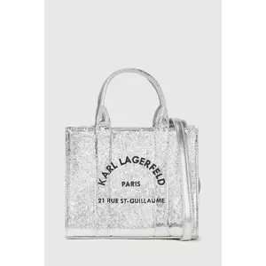 Karl Lagerfeld poșetă culoarea argintiu, A4W50059 imagine