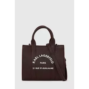 Karl Lagerfeld poșetă culoarea bordo, A4W30266 imagine