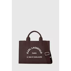 Karl Lagerfeld poșetă culoarea bordo, A4W30264 imagine