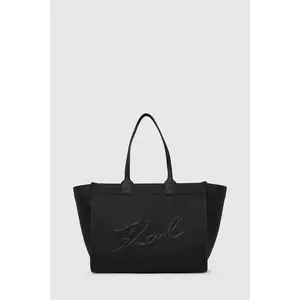 Karl Lagerfeld poșetă culoarea negru, A4W30257 imagine