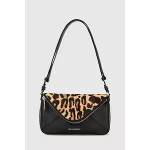 Karl Lagerfeld poșetă de piele culoarea maro, A4W30124 imagine