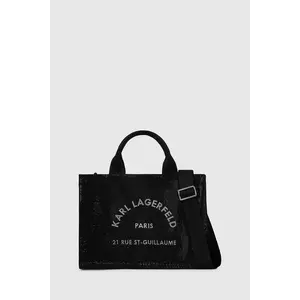 Karl Lagerfeld poșetă culoarea negru, A4W50011 imagine