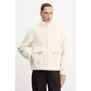 MICHAEL Michael Kors geacă culoarea bej, de tranziție, oversize, 77A1469M52 imagine