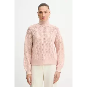 Fracomina pulover culoarea roz, cu guler, FS25WT7009K45701 imagine