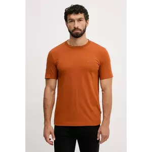 BOSS tricou din bumbac culoarea portocaliu, uni, 50468347 imagine