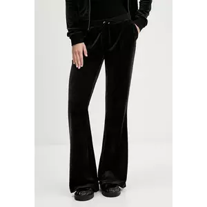 Juicy Couture pantaloni de trening din velur CAISA LOW RISE PANT culoarea roz, uni, JCSEBJ008G imagine