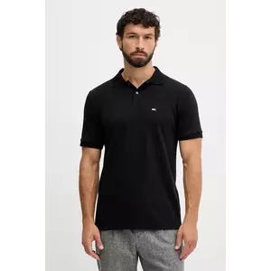 Lindbergh polo de bumbac culoarea negru, uni, 30.422045 imagine