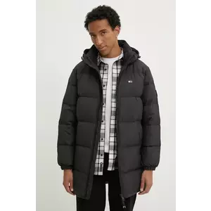 Tommy Jeans geaca de puf barbati, culoarea negru, de iarna, DM0DM20466 imagine