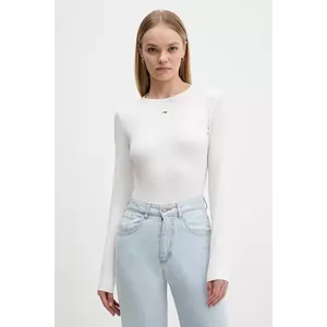 Tommy Jeans longsleeve 2-pack culoarea alb, DW0DW17716 imagine