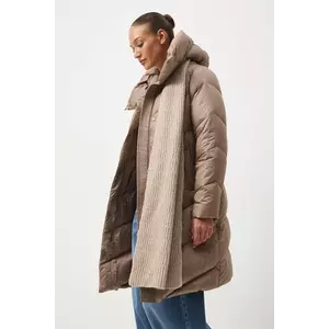 Medicine palton de puf culoarea turcoaz imagine