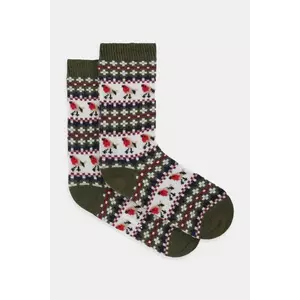 Barbour șosete din amestec de lână culoarea bleumarin, LSO0077 imagine