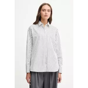 Lacoste cămașă din bumbac culoarea verde, cu guler clasic, relaxed, CF0215 imagine