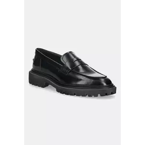 Gant mocasini de piele Ivyhill culoarea negru, cu toc plat, 31531117 imagine