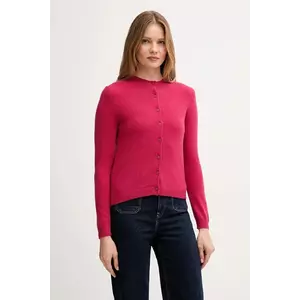 United Colors of Benetton cardigan din amestec de lână culoarea roz, light, 102HD502B imagine