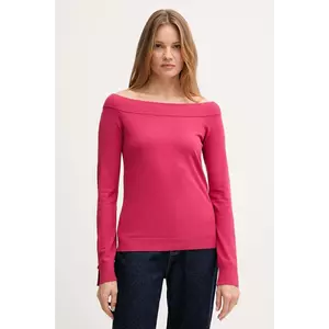 United Colors of Benetton pulover culoarea roz, light, 1W2AD10E0 imagine