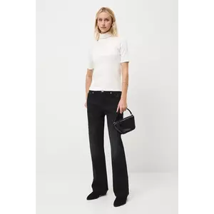 Medicine blugi din bumbac culoarea negru imagine