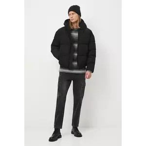 Medicine blugi din bumbac culoarea negru imagine