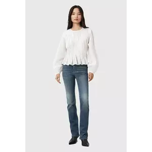 AllSaints jeans HALDAN medium waist, W008ED imagine