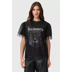 AllSaints tricou ROAR culoarea negru, W075JD imagine