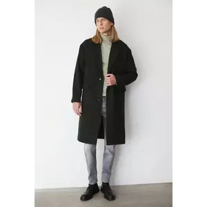 Medicine palton din lana culoarea verde imagine