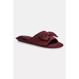 women'secret papuci de casă SENSE GALLERY culoarea bordo, 4992513 imagine