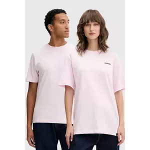 Barrow tricou din bumbac culoarea roz, cu imprimeu, F5BWUATH070 imagine