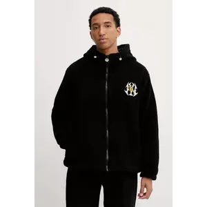 Barrow hanorac fleece culoarea negru, cu glugă, cu imprimeu, F5BWUAJK034 imagine