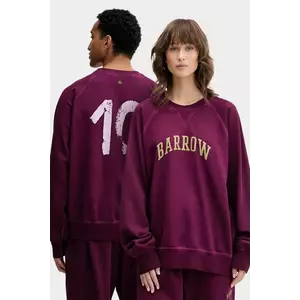 Barrow hanorac de bumbac culoarea violet, cu imprimeu, F5BWUASW026 imagine