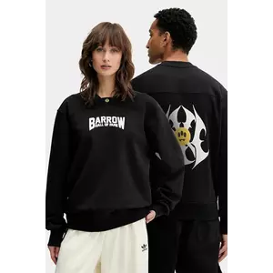 Barrow hanorac de bumbac culoarea negru, cu glugă, cu imprimeu, F5BWUASW042 imagine