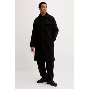adidas Originals palton din lână P Ess Overcoat culoarea negru, JW0120 imagine