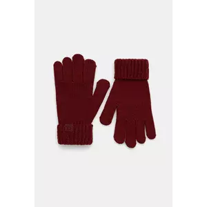 United Colors of Benetton mănuși copii culoarea bordo, 107TCG00Q imagine