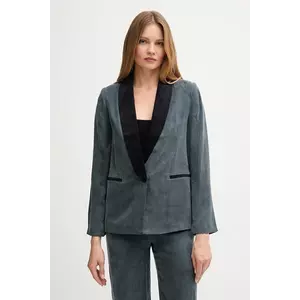 Hoss Intropia sacou culoarea bleumarin, un singur rând de nasturi, uni, 5472061 imagine