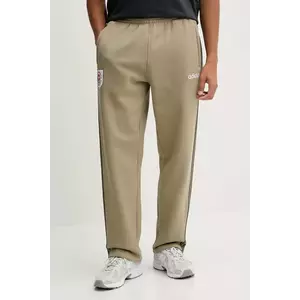 adidas Originals pantaloni de trening Mesh Stripe culoarea verde, cu imprimeu, JX3087 imagine