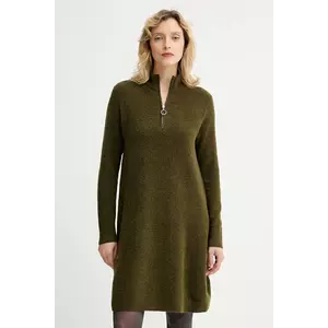 Marc O'Polo rochie cu lână culoarea verde, mini, drept, 5000006932 imagine
