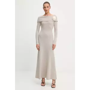 Blugirl Blumarine pulover de lână culoarea bej, maxi, mulată, RF5150.MA500 imagine