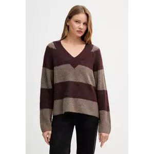 Mos Mosh pulover din amestec de lână TACI culoarea bordo, 173090 imagine