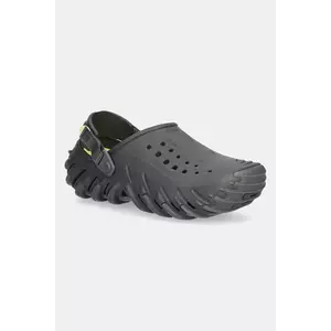 Crocs papuci Echo Icey Ro Clog culoarea gri, 211458 imagine