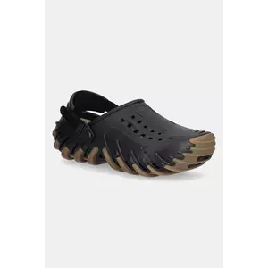 Crocs papuci Echo Gum Ro Clog culoarea negru, 211675 imagine