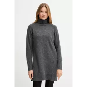 Pepe Jeans rochie cu lână culoarea gri, mini, oversize, PL9537714 imagine