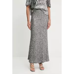 Aniye By fustă culoarea argintiu, maxi, evazați, 181370 imagine