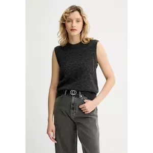 Marc O'Polo vestă din amestec de lână culoarea gri, light, 5000006924 imagine