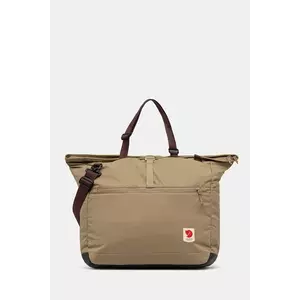 Fjallraven poșetă High Coast Tote 30L culoarea bej, F23200331 imagine