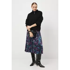 Medicine fusta culoarea negru, maxi, evazati imagine