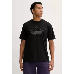 adidas Originals tricou din bumbac Studded culoarea negru, cu imprimeu, JY2806 imagine