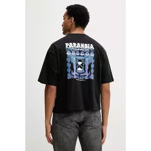 Kaotiko tricou din bumbac culoarea negru, cu imprimeu, AR018-01-M002 imagine